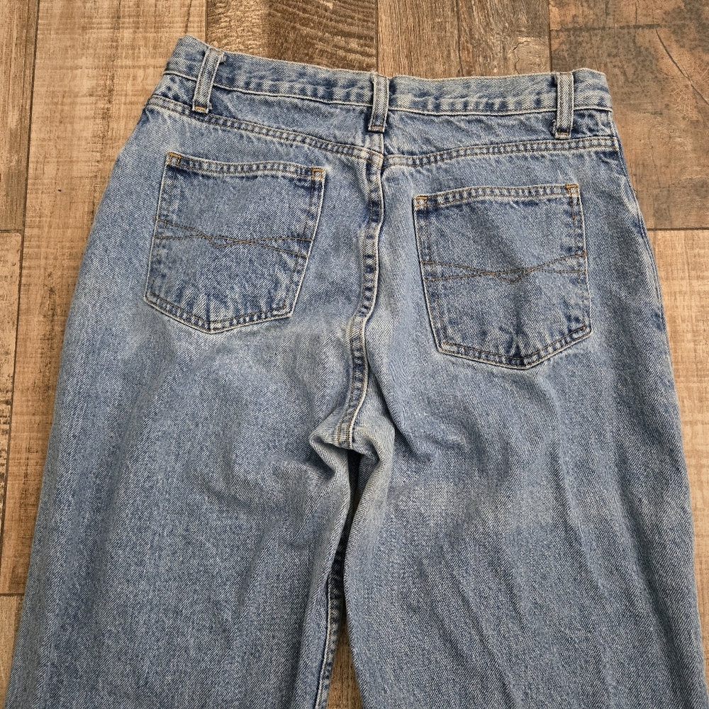 Vintage Anchor Blue Loose Jeans Size 11/12 M 90s Y2K Skate Measures 31x32 EUC